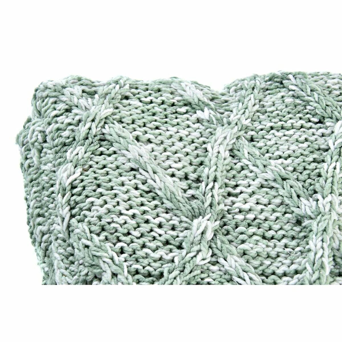 Blanket DKD Home Decor 150 x 125 x 1 cm Green (2 Units)-1