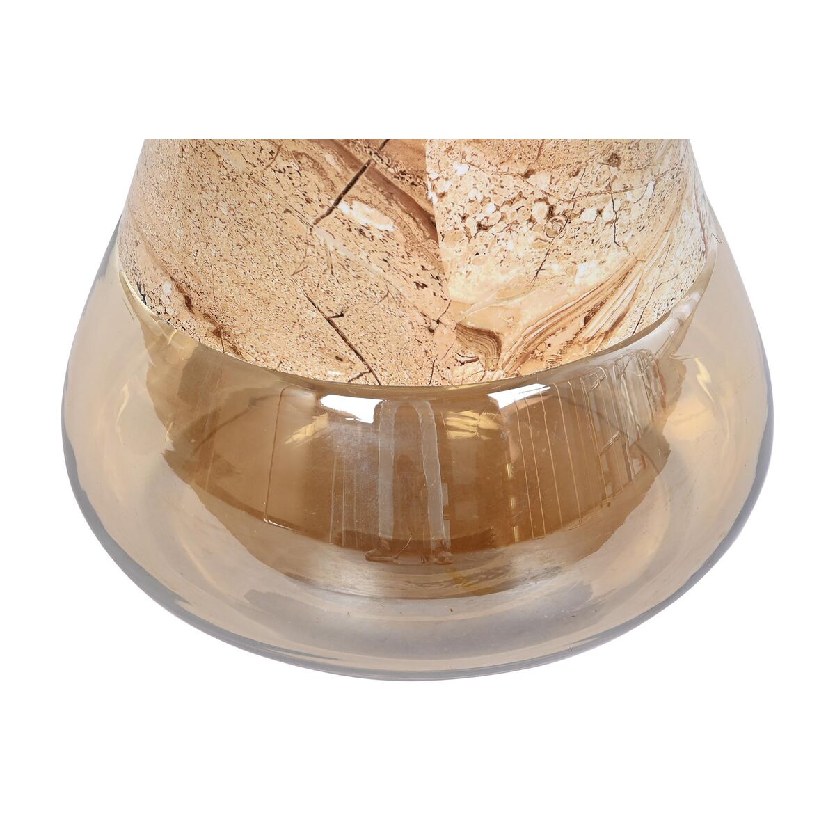 Side table DKD Home Decor Crystal Bicoloured Iron 50 x 50 x 49 cm-1