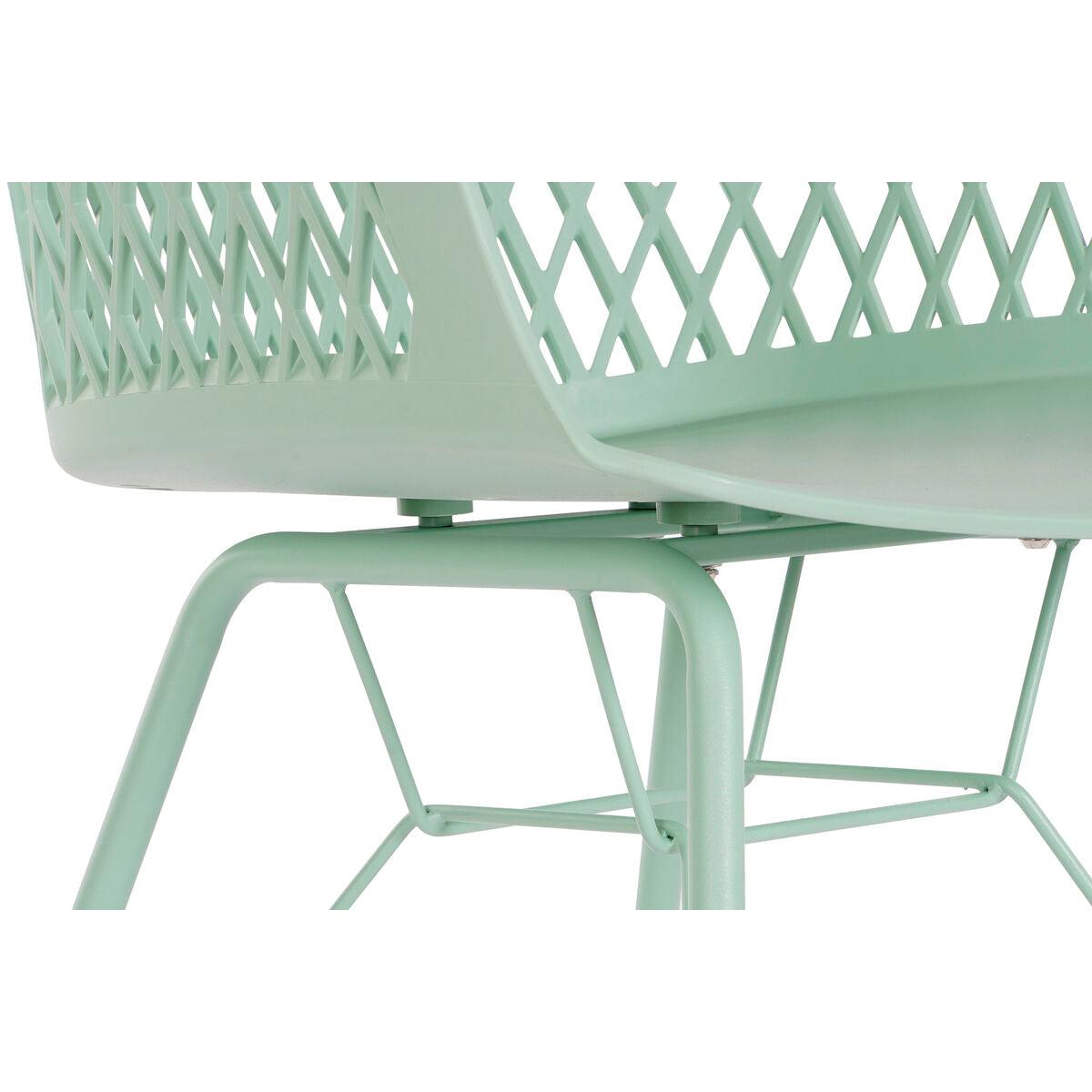 Dining Chair DKD Home Decor 57 x 57 x 80,5 cm Green-2