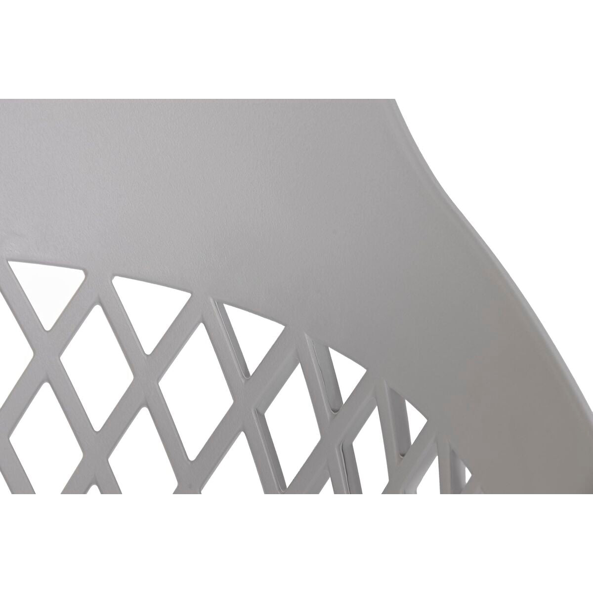 Dining Chair DKD Home Decor Light grey 57 x 57 x 80,5 cm-2