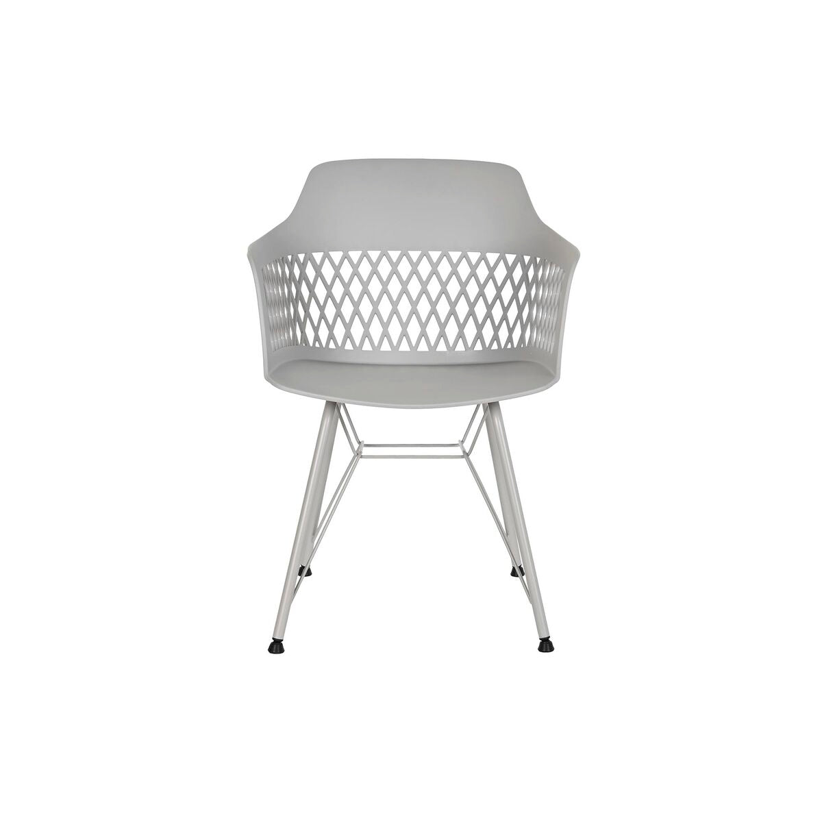 Dining Chair DKD Home Decor Light grey 57 x 57 x 80,5 cm-3