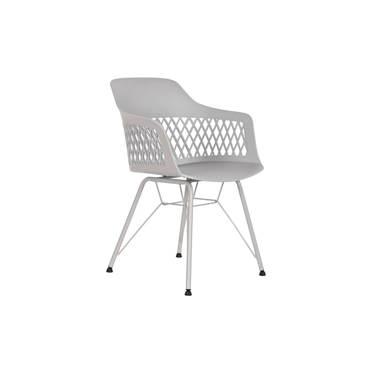 Dining Chair DKD Home Decor Light grey 57 x 57 x 80,5 cm-0