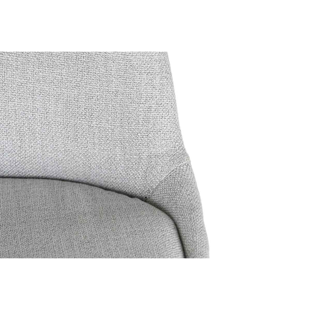 Dining Chair DKD Home Decor Polyester Light grey Oak (48 x 44 x 84 cm)-2