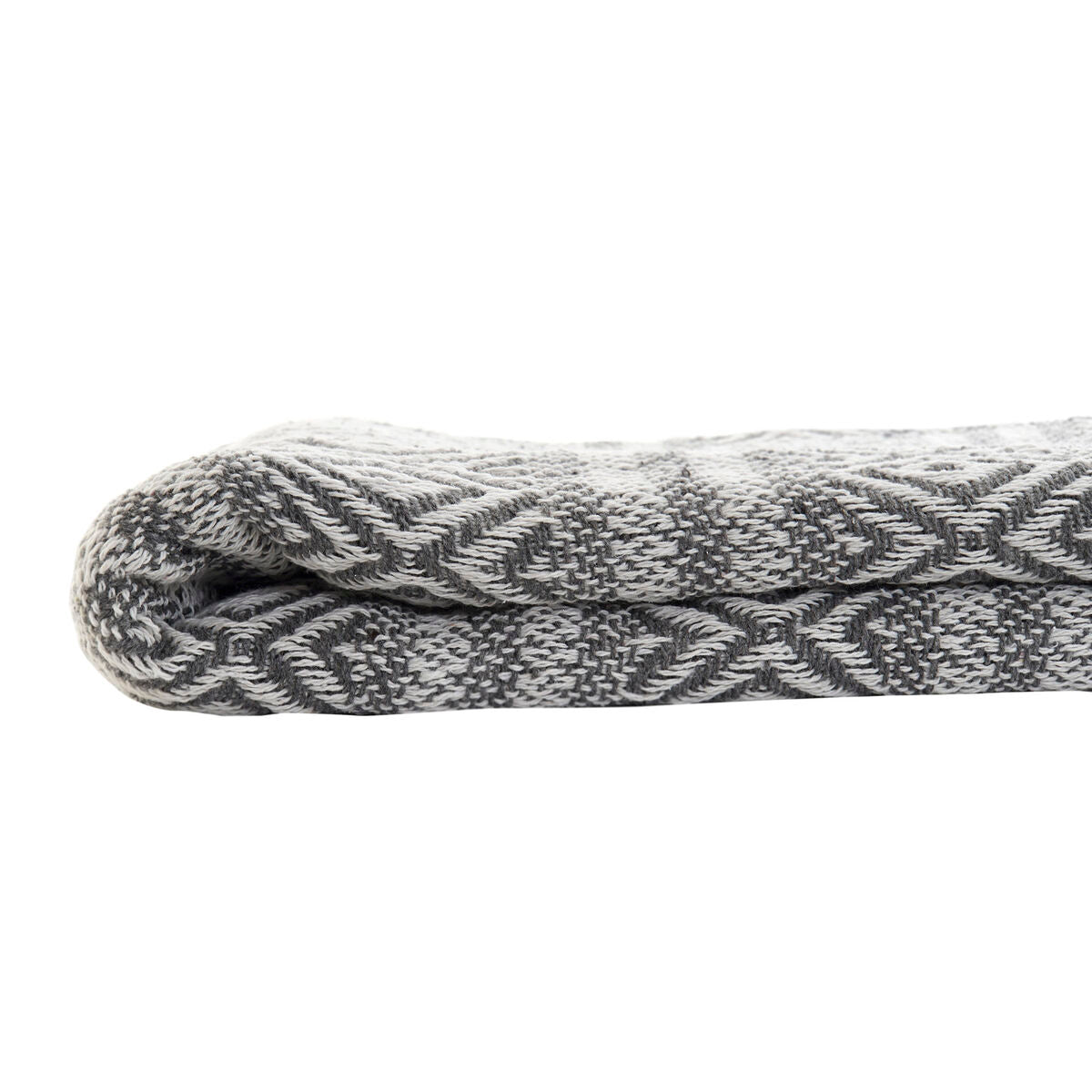 Blanket DKD Home Decor 130 x 170 x 1 cm Grey-1