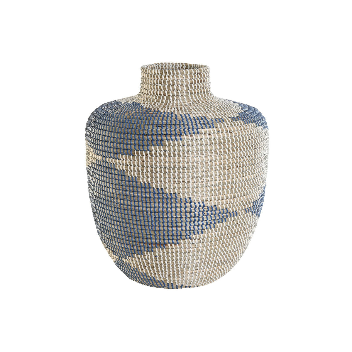 Vase DKD Home Decor Blue Natural Mediterranean 40 x 40 x 48 cm-0