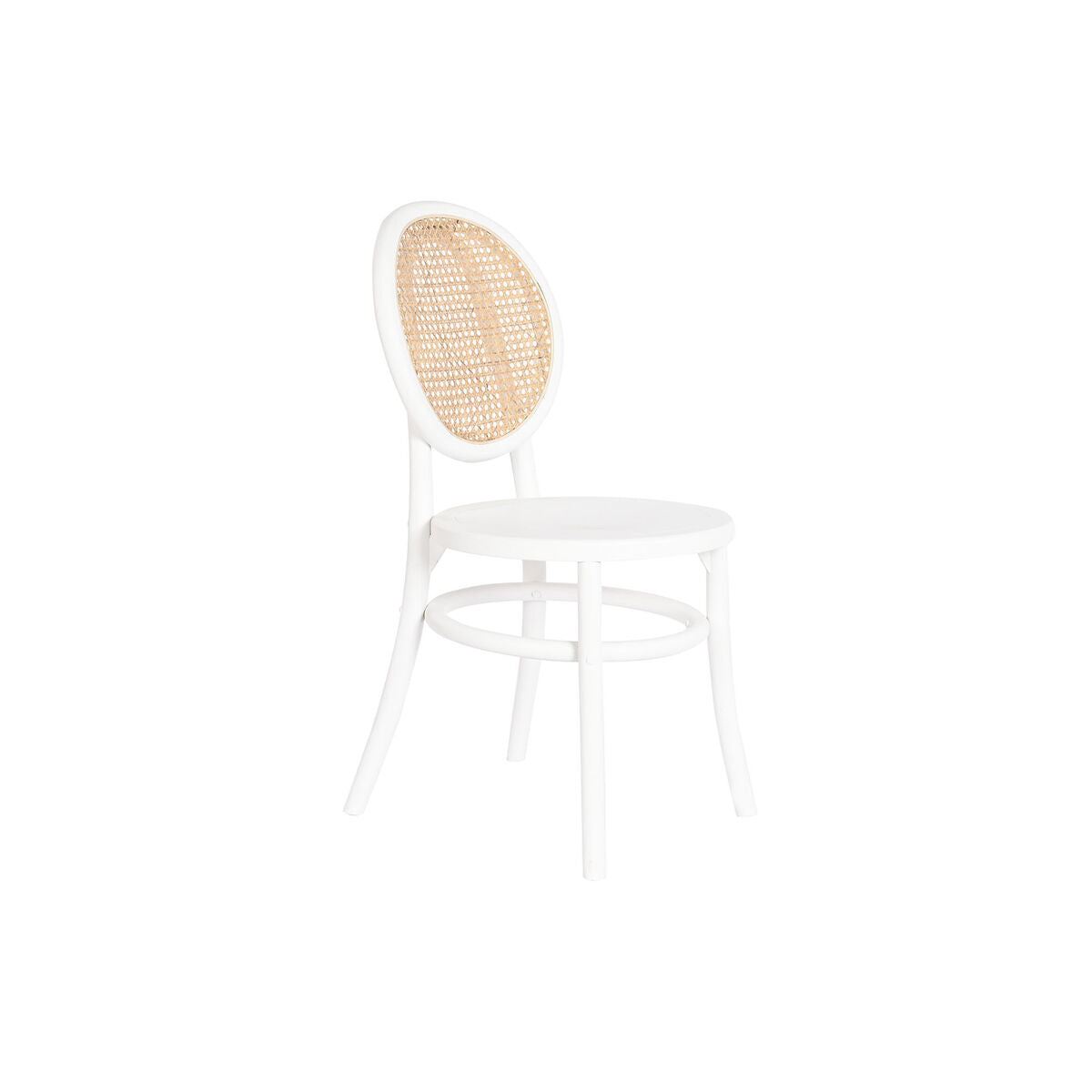 Chair DKD Home Decor White Black Natural 43 x 50 x 89 cm-0