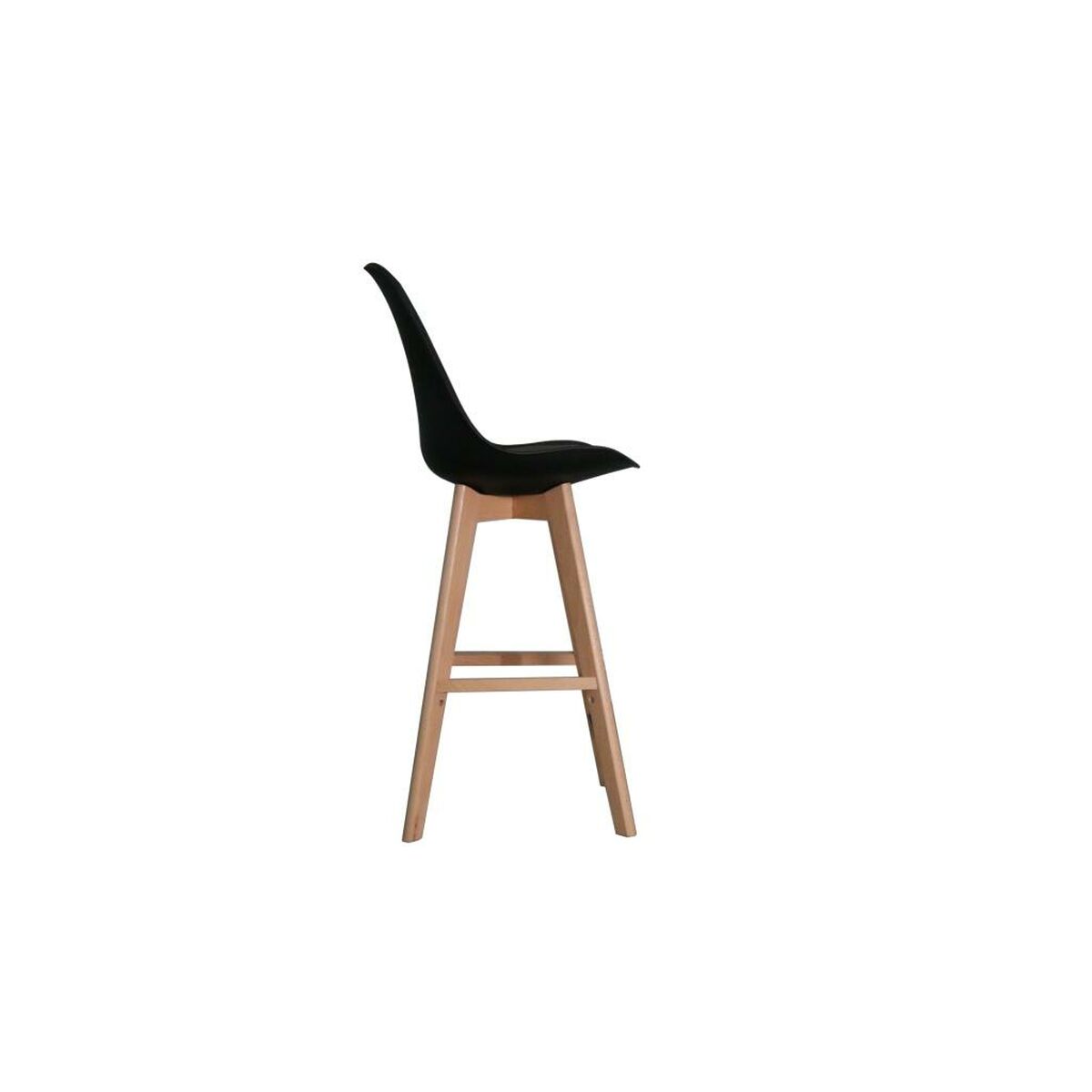 Stool DKD Home Decor 57,5 x 50,5 x 109 cm Black Beech-1