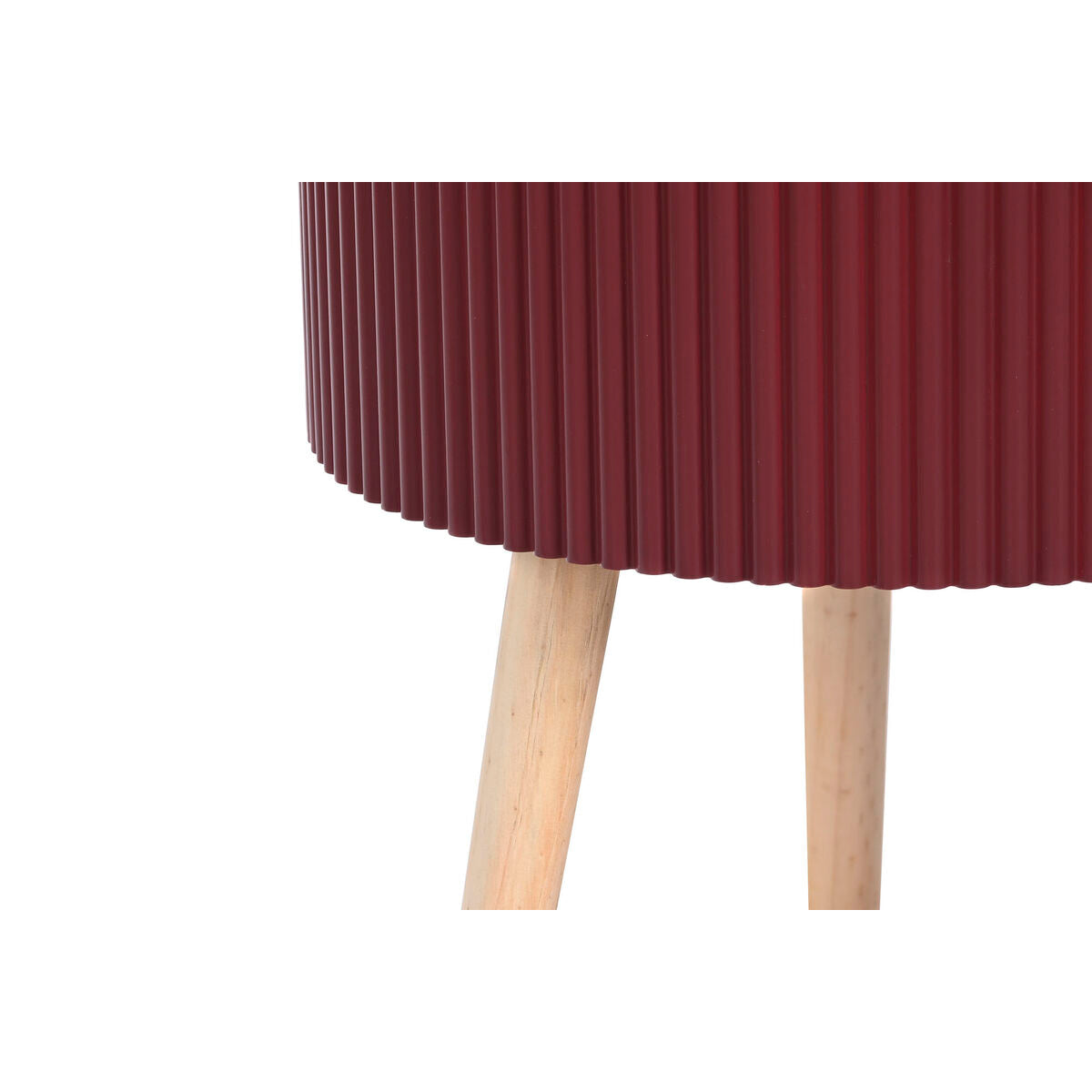 Side table DKD Home Decor 38,5 x 38,5 x 49 cm Brown Maroon MDF Wood-1