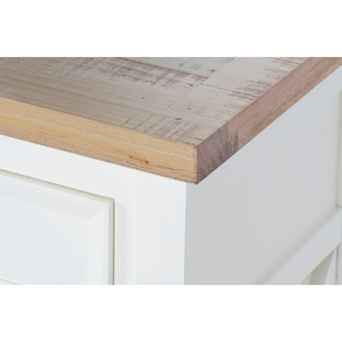 Nightstand DKD Home Decor Beige Natural Paolownia wood 49,5 x 35 x 61 cm-4