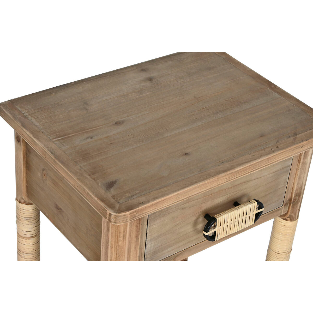 Nightstand Home ESPRIT Natural Light brown Rope Fir 44 x 33 x 61,5 cm-6