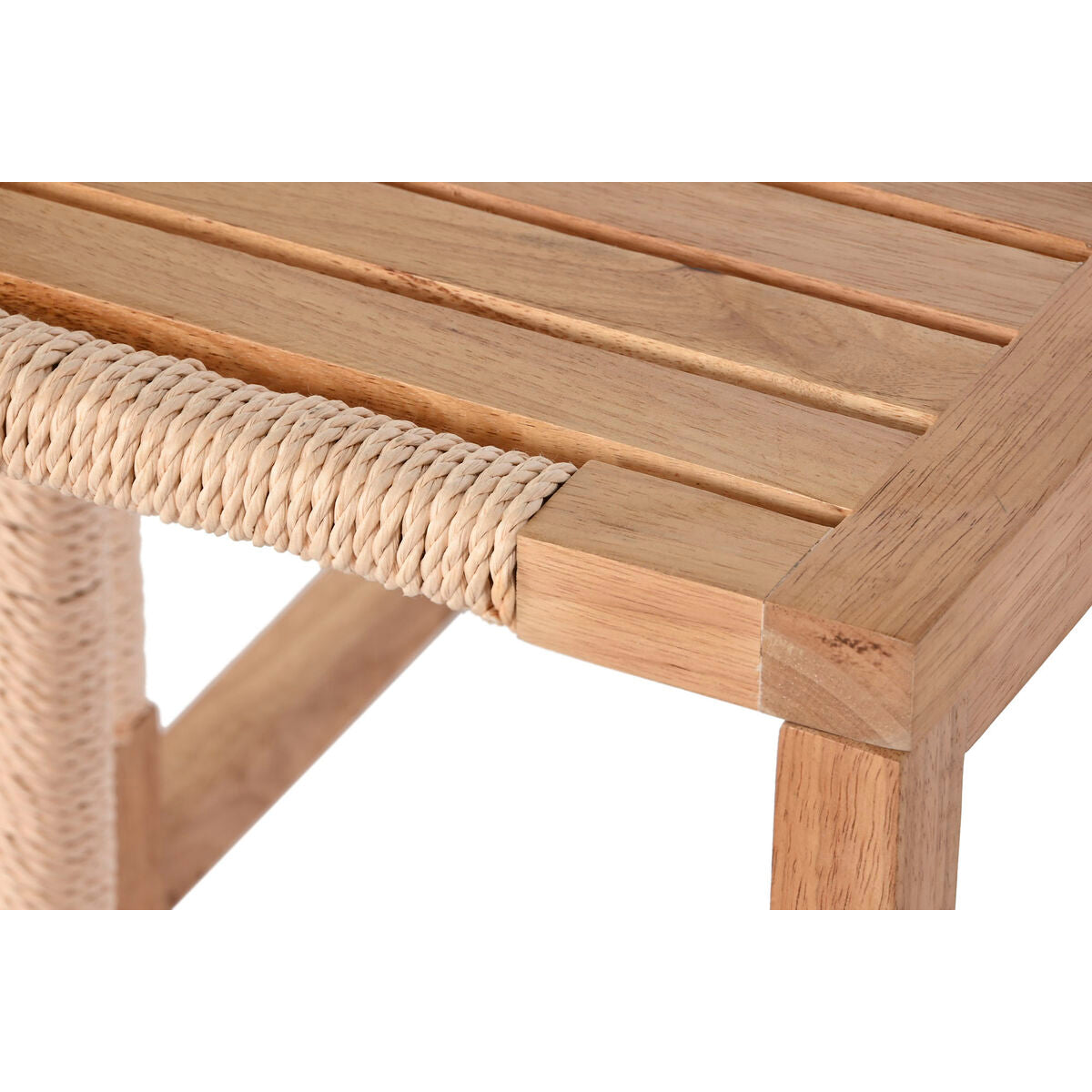 Set of 2 tables Home ESPRIT Natural Rope Fir 58 x 38 x 60 cm-3