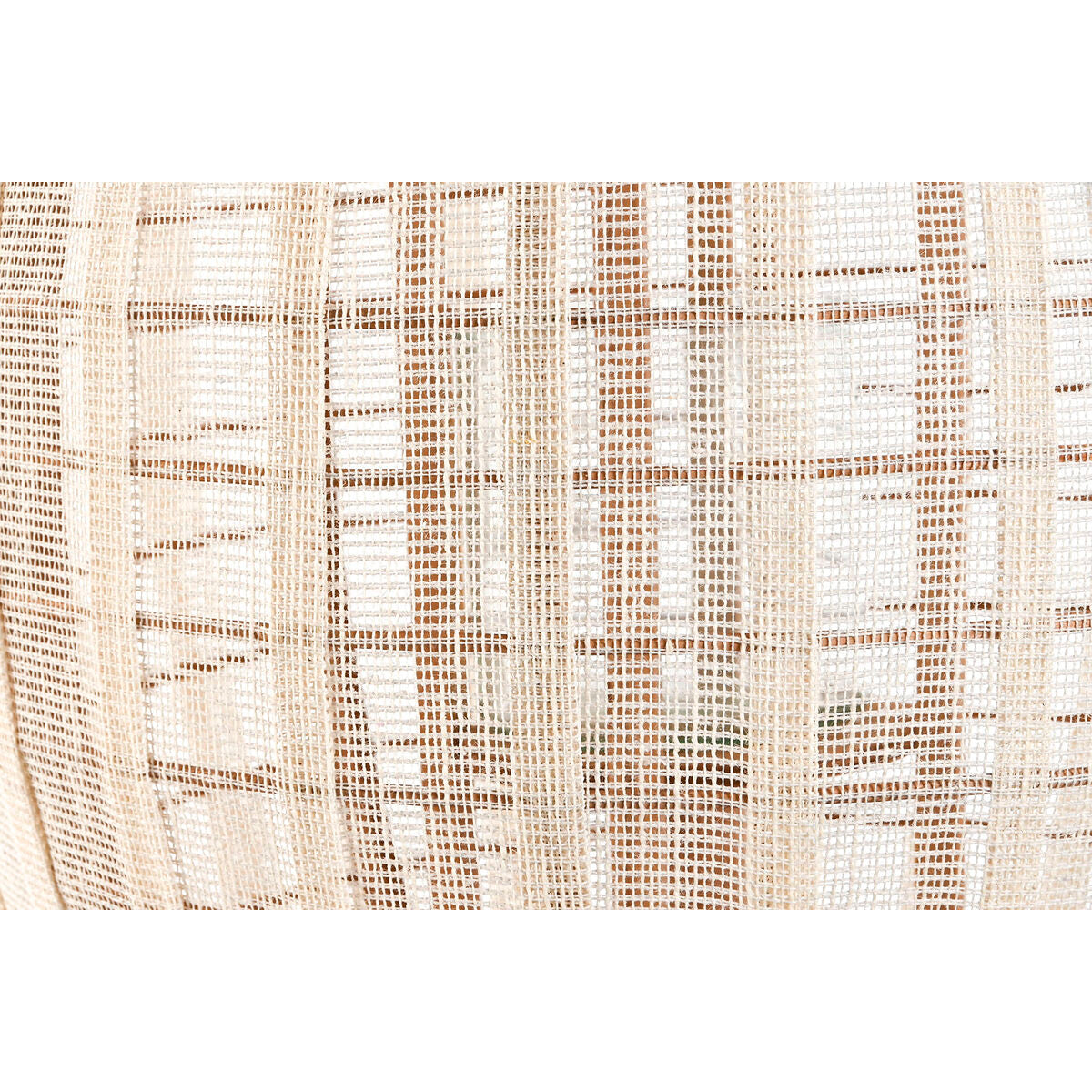 Candleholder Home ESPRIT White Natural Wood Crystal 37 x 37 x 56 cm-2