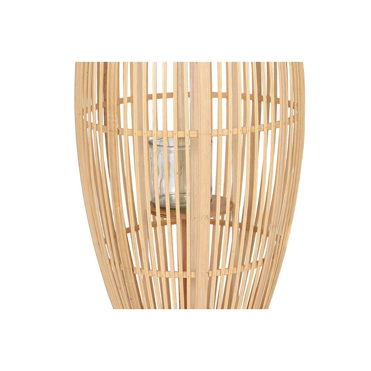 Candleholder Home ESPRIT Natural Light brown Bamboo 35 x 35 x 85 cm-2