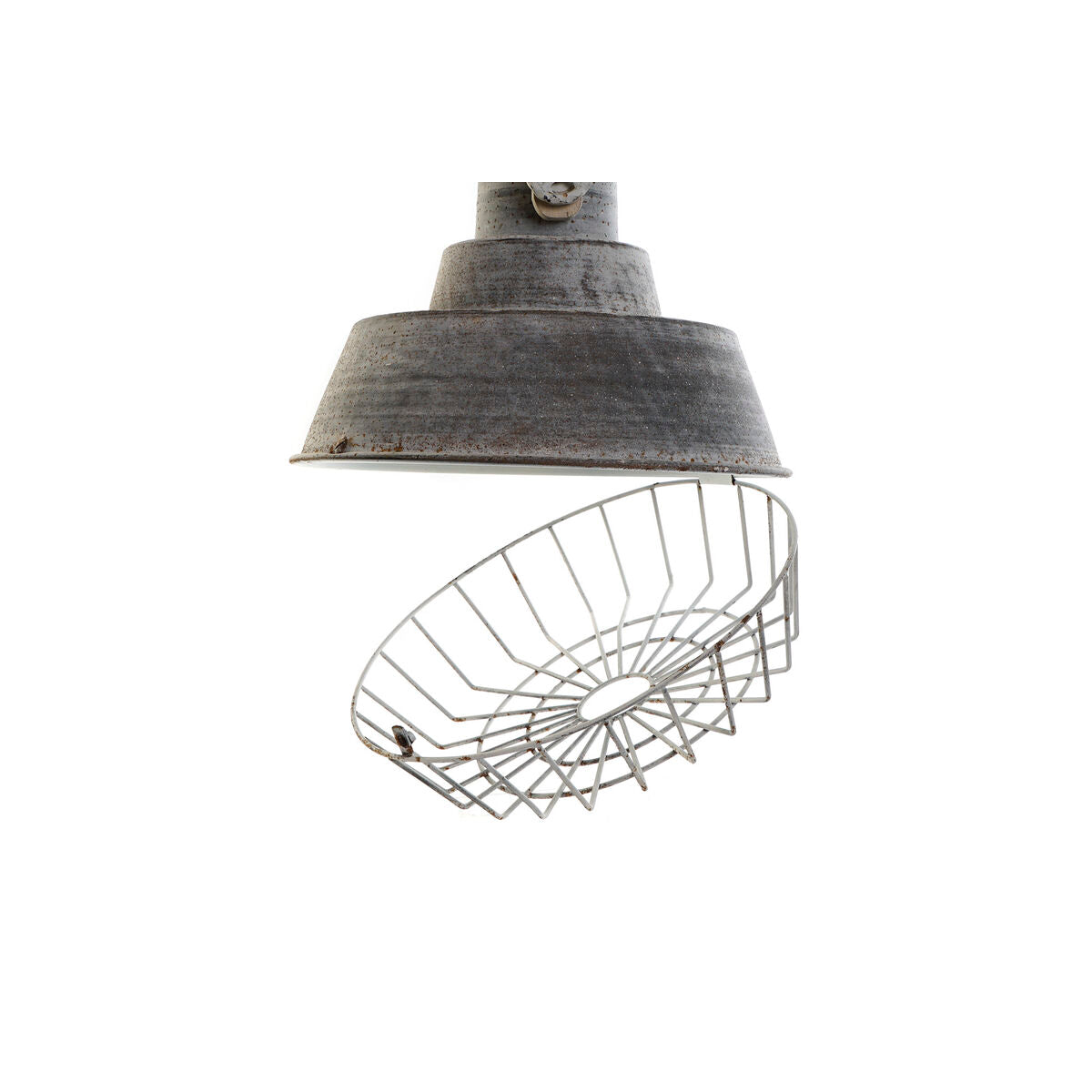 Ceiling Light Home ESPRIT Grey Wood Metal Iron 25 W 39 x 39 x 45 cm-2
