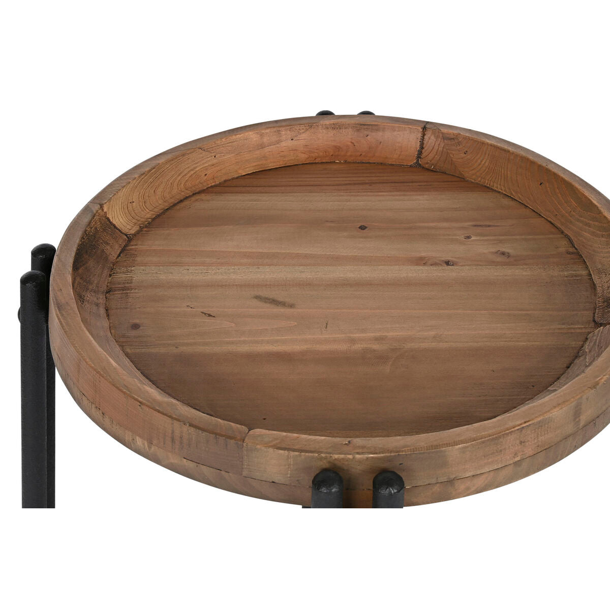 Small Side Table Home ESPRIT Wood Metal 50 x 50 x 60 cm-1