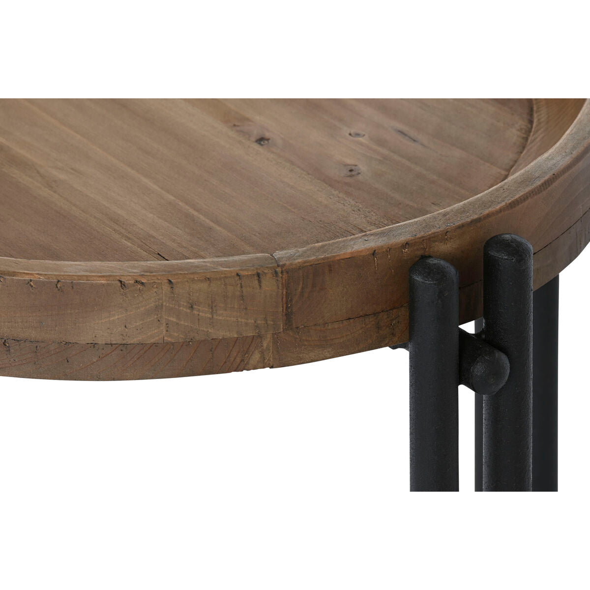 Small Side Table Home ESPRIT Wood Metal 50 x 50 x 60 cm-4