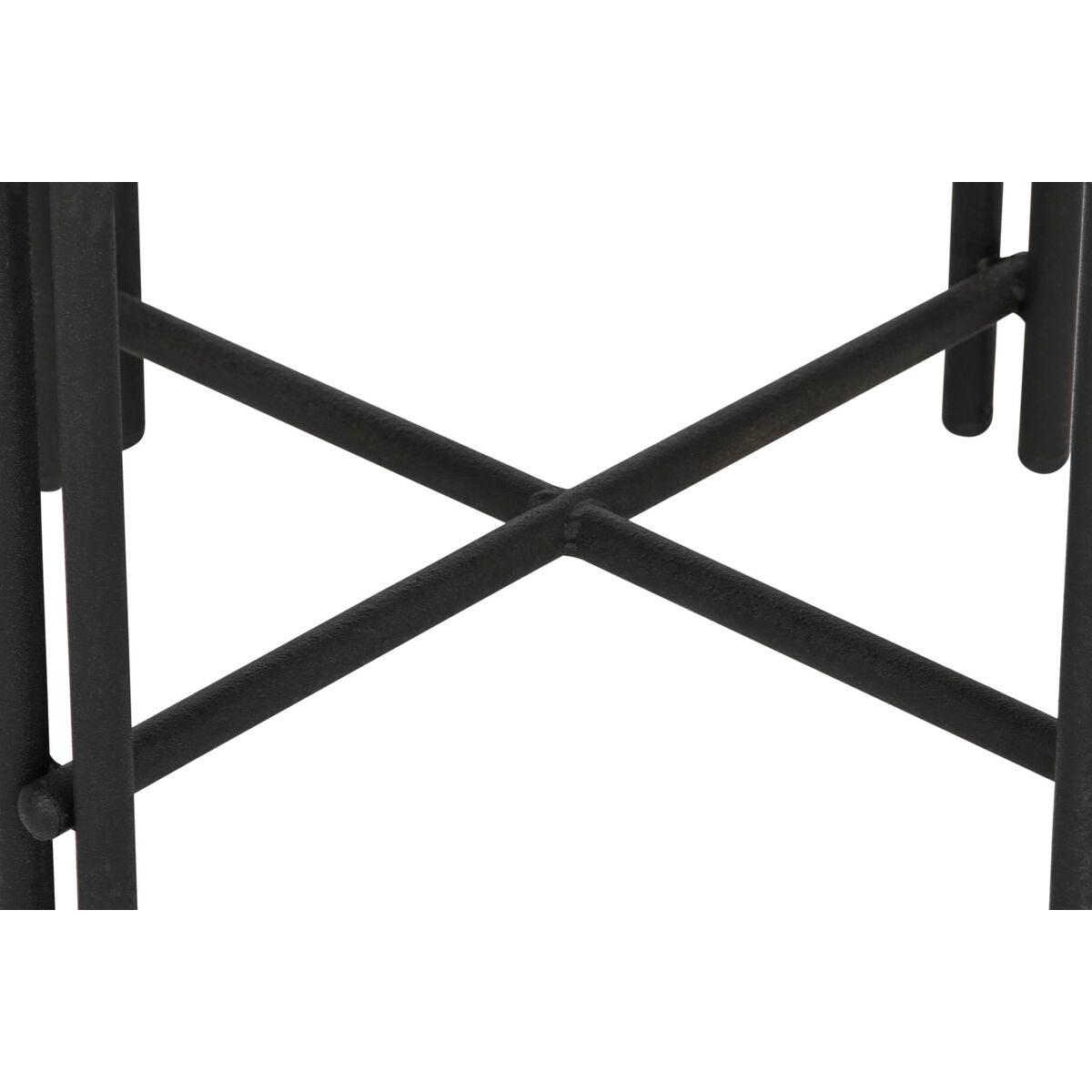 Small Side Table Home ESPRIT Wood Metal 50 x 50 x 60 cm-3