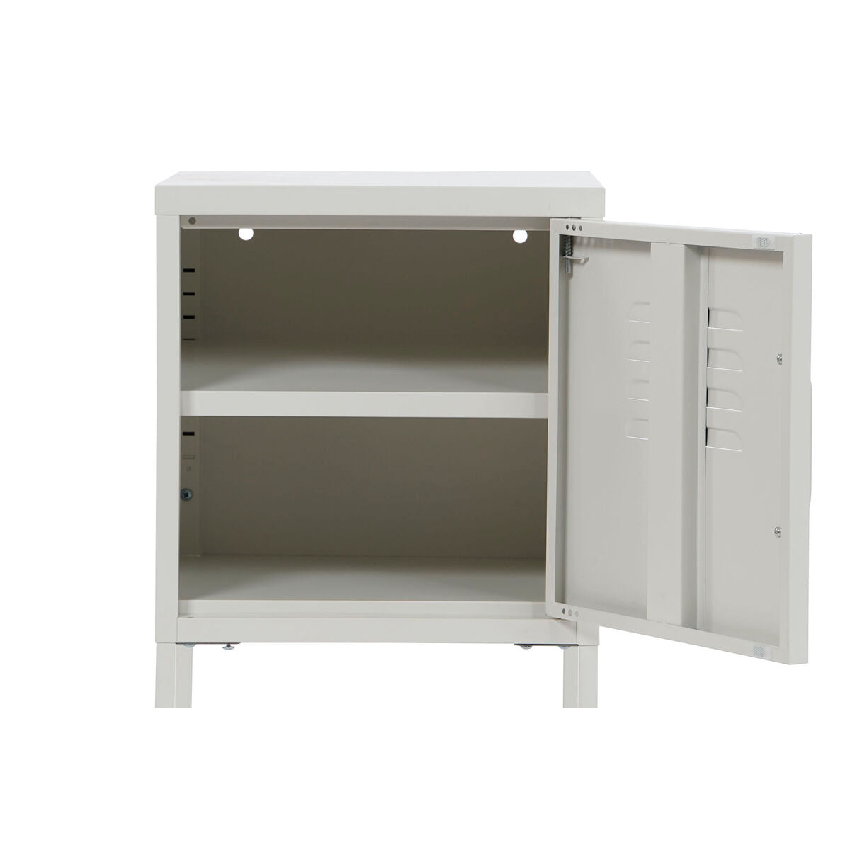 Nightstand Home ESPRIT White Metal 35 x 35 x 51 cm-7