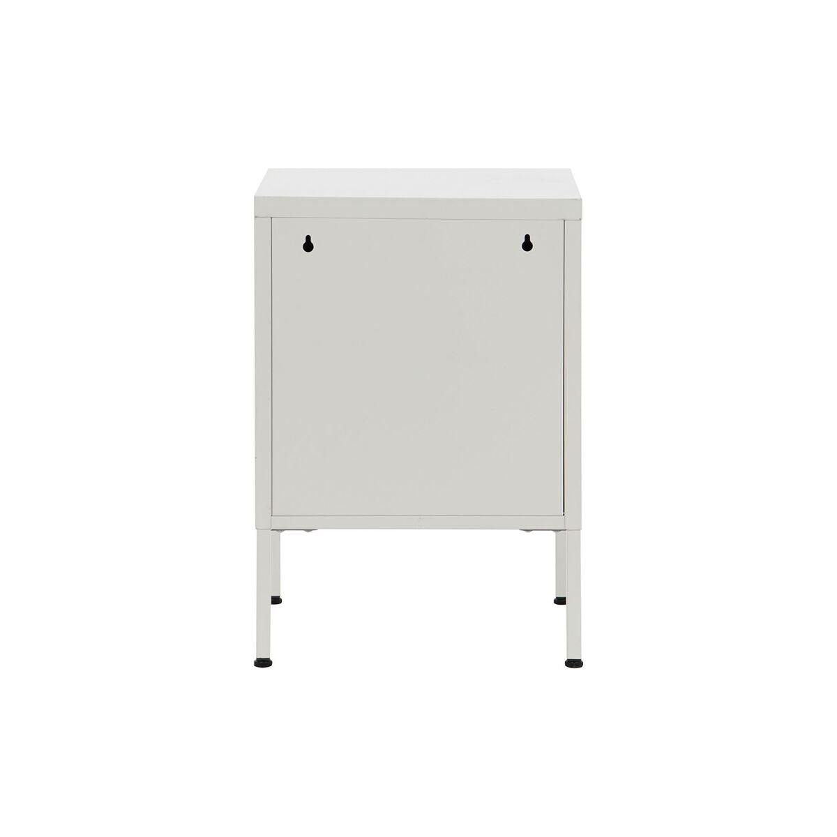 Nightstand Home ESPRIT White Metal 35 x 35 x 51 cm-1