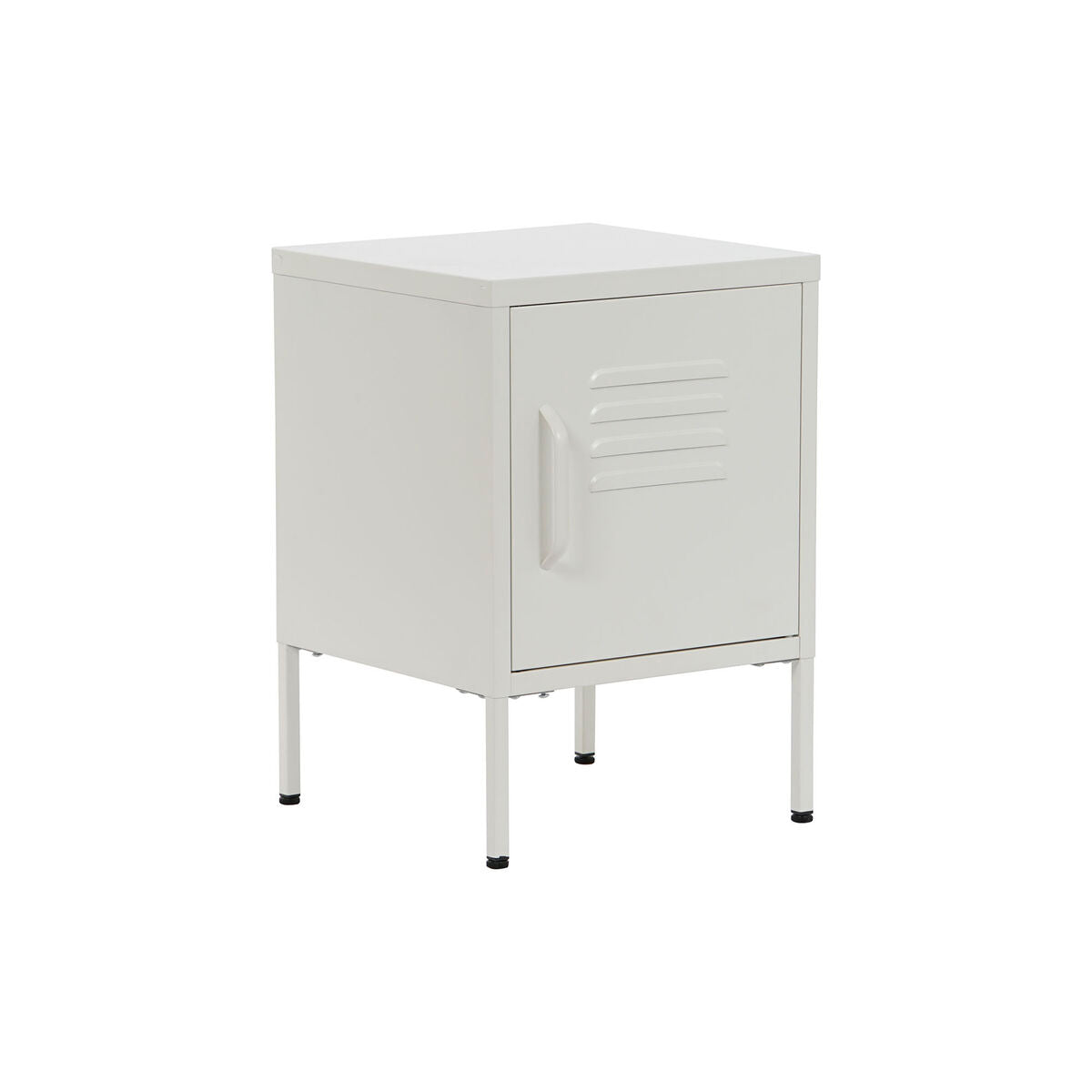 Nightstand Home ESPRIT White Metal 35 x 35 x 51 cm-0
