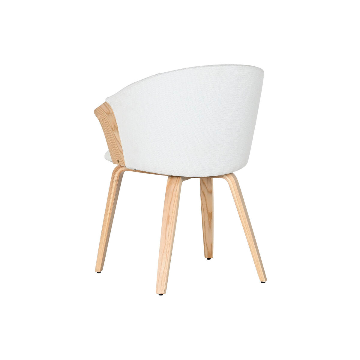 Dining Chair Home ESPRIT White Polyester Wood 60 x 57,5 x 79 cm-4