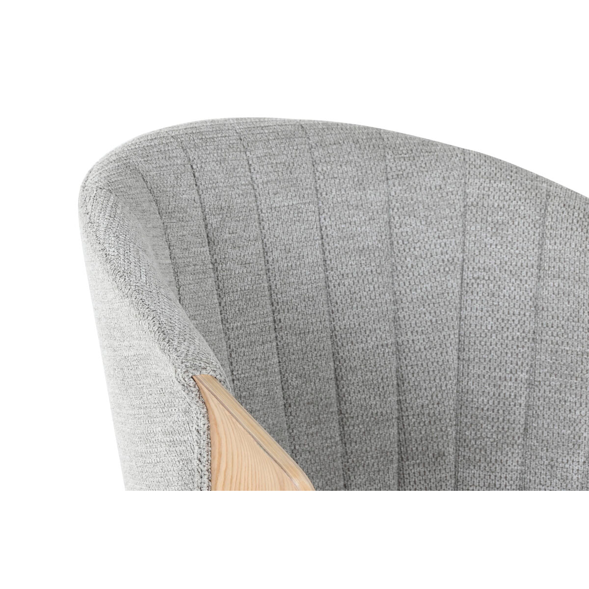 Dining Chair Home ESPRIT Grey Polyester Wood 60 x 57,5 x 79 cm-2