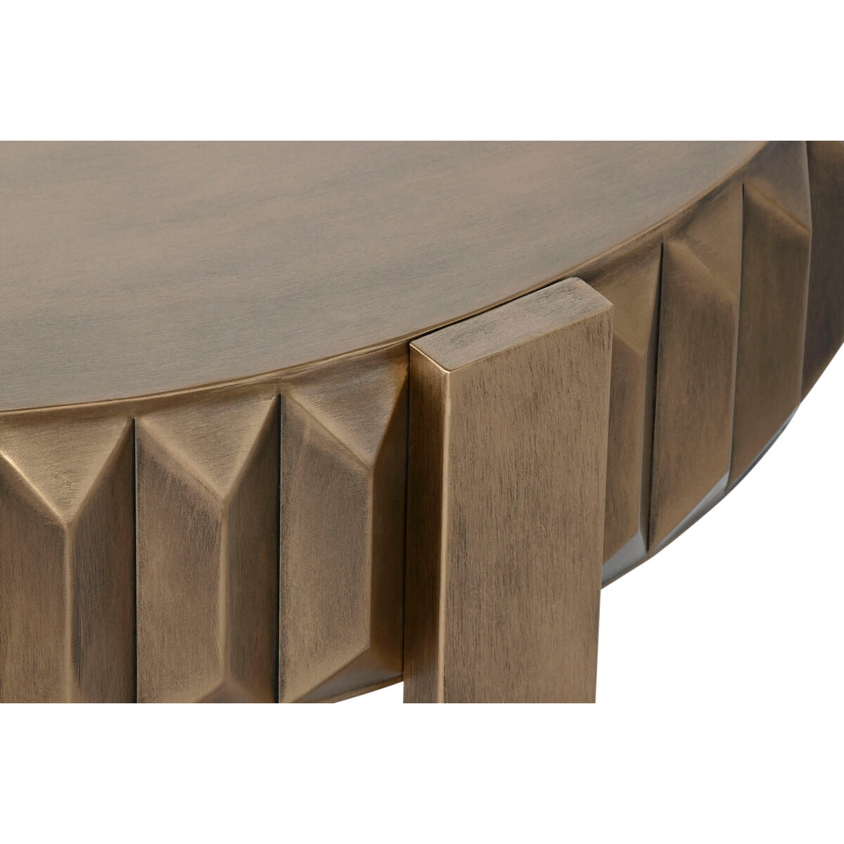 Small Side Table Home ESPRIT Golden Metal 62 x 62 x 50 cm-1