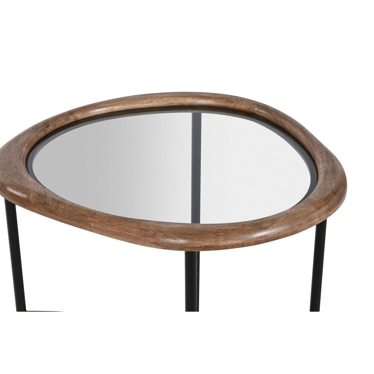 Centre Table Home ESPRIT Brown Black Natural Crystal Fir wood 61 x 50 x 53 cm-4