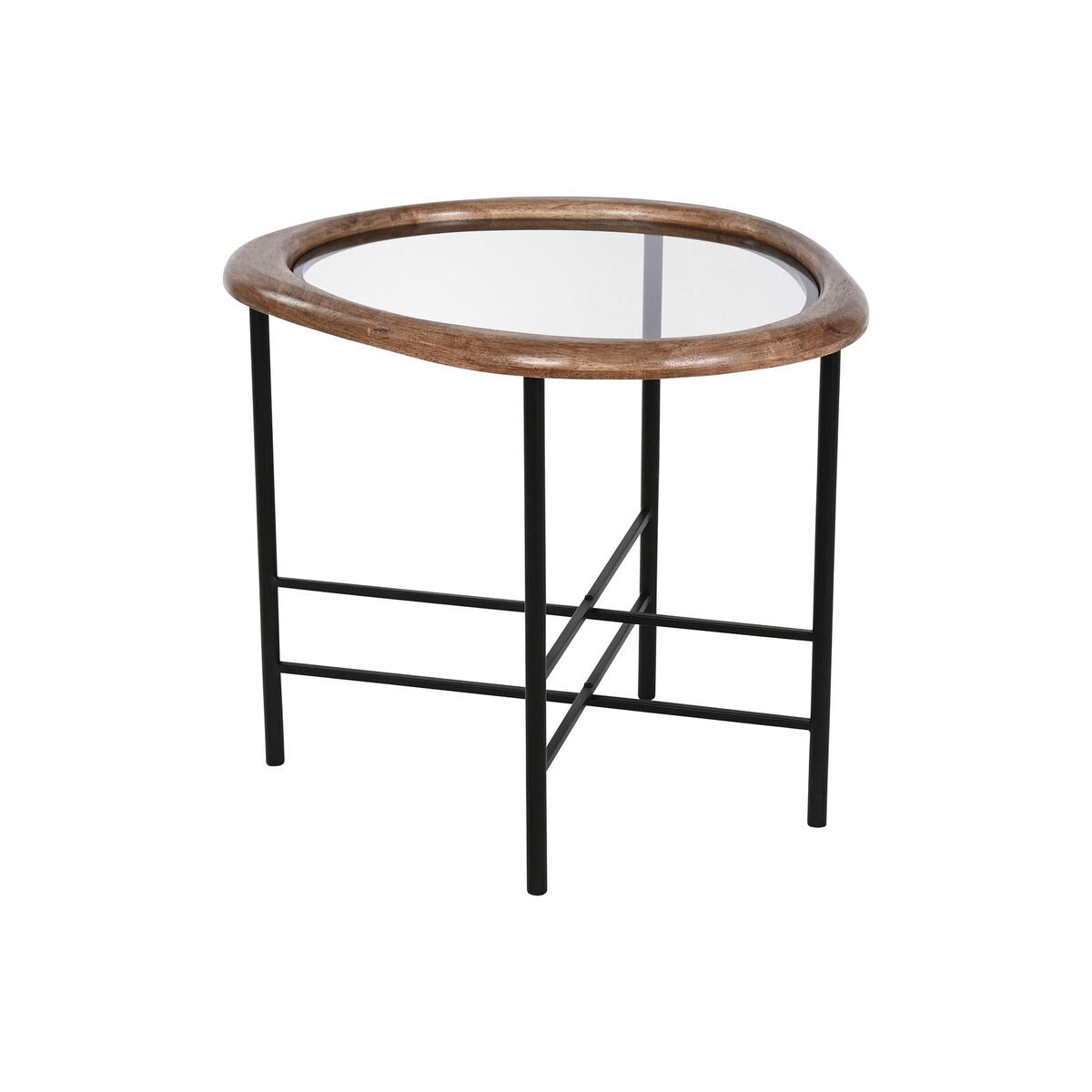 Centre Table Home ESPRIT Brown Black Natural Crystal Fir wood 61 x 50 x 53 cm-1