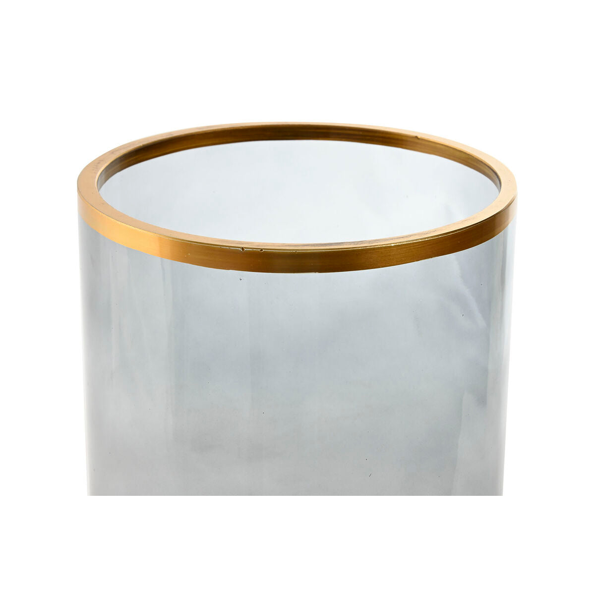 Candleholder Home ESPRIT Blue Golden Crystal 21 x 21 x 35 cm-2