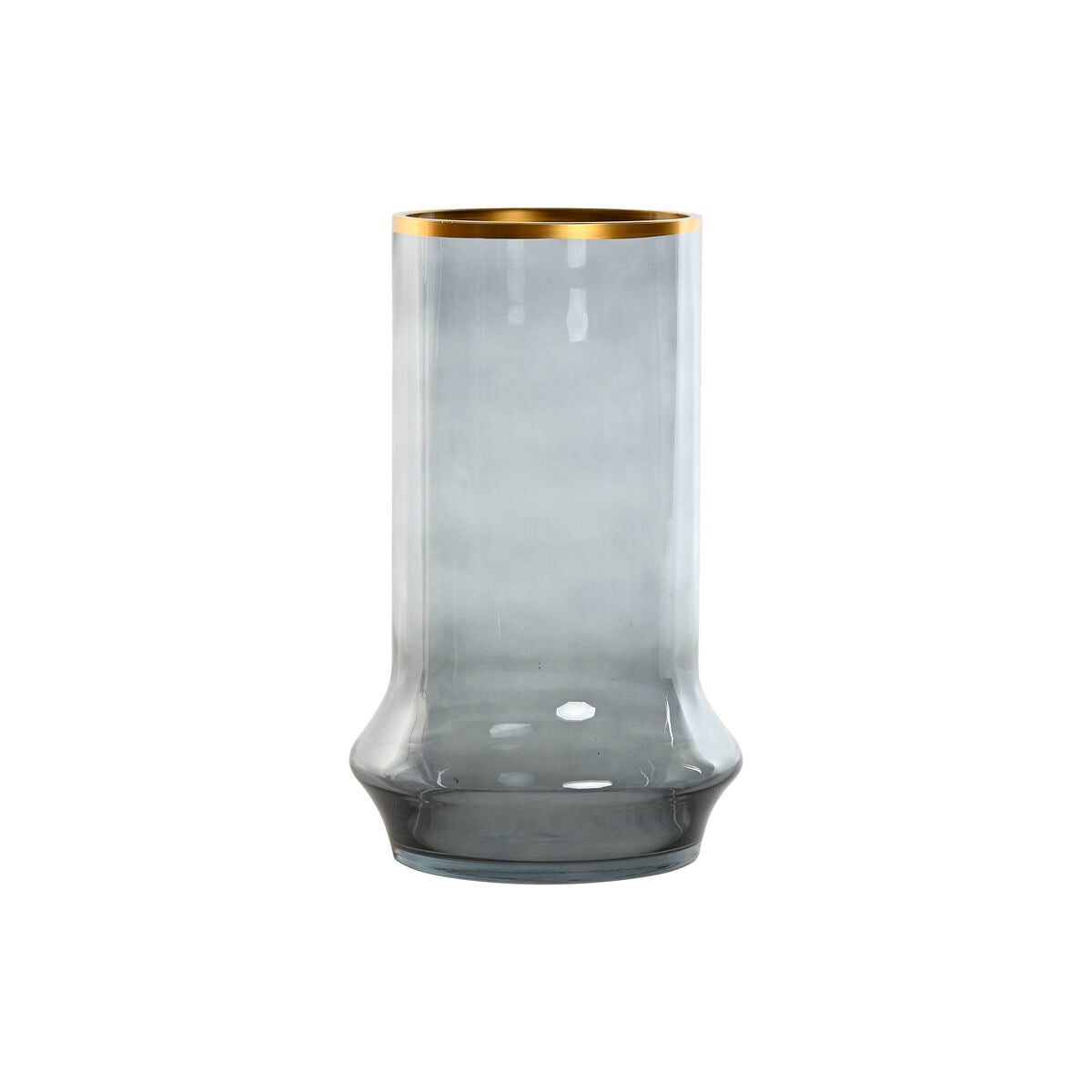 Candleholder Home ESPRIT Blue Golden Crystal 21 x 21 x 35 cm-0