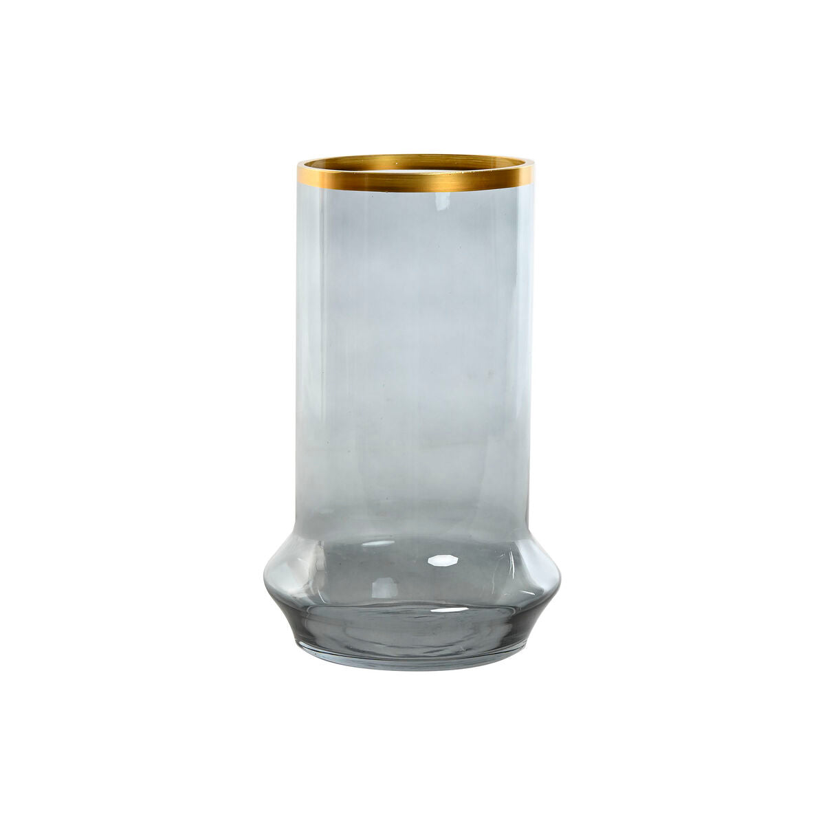 Candleholder Home ESPRIT Blue Golden Crystal 17 x 17 x 28 cm-0