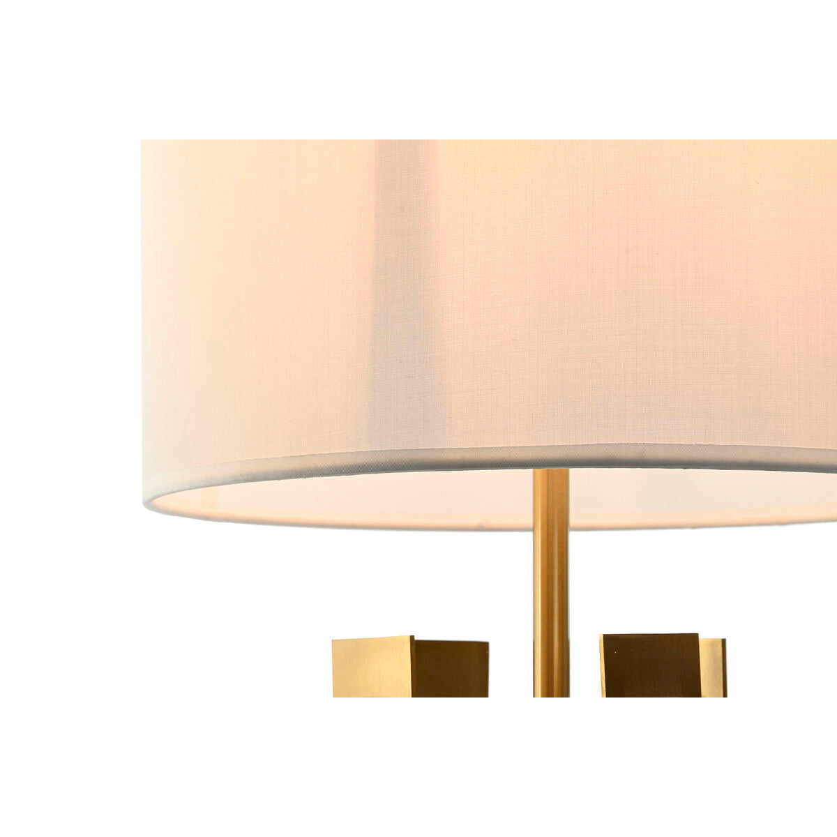 Desk lamp Home ESPRIT White Golden Iron 50 W 220 V 35 x 35 x 78 cm-5