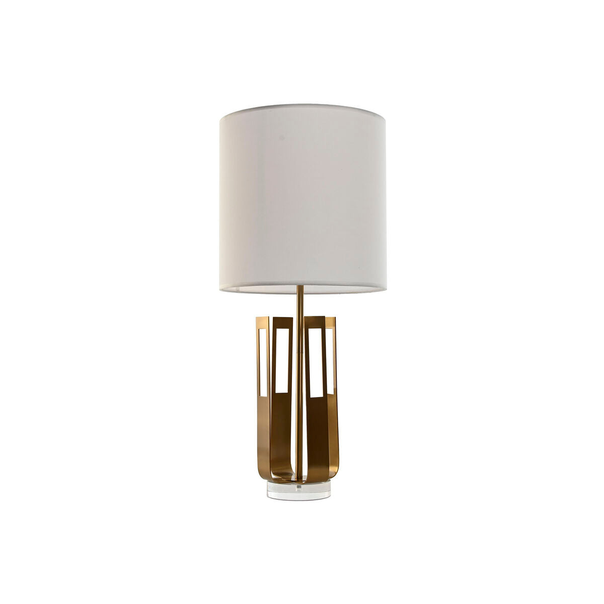 Desk lamp Home ESPRIT White Golden Iron 50 W 220 V 35 x 35 x 78 cm-0