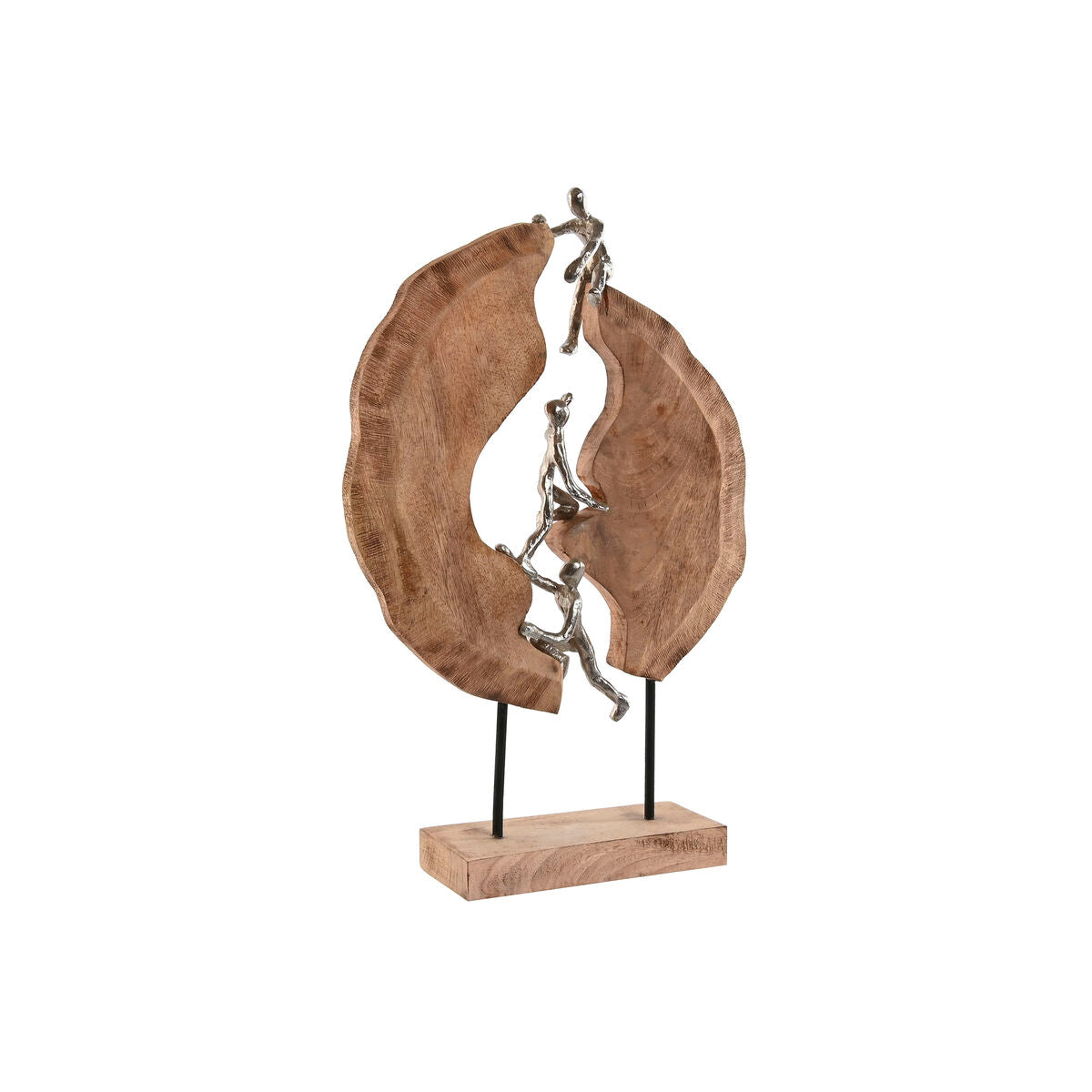 Decorative Figure Home ESPRIT Brown Silver 35 x 9 x 52 cm-0