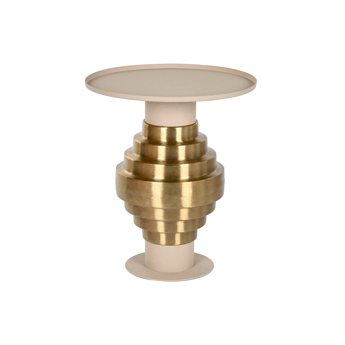 Side table Home ESPRIT Cream Golden 46 x 46 x 52 cm-0