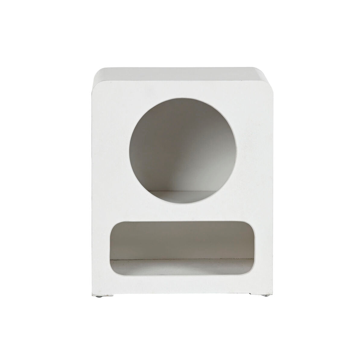 Nightstand Home ESPRIT White MDF Wood 40 x 30 x 48 cm-6