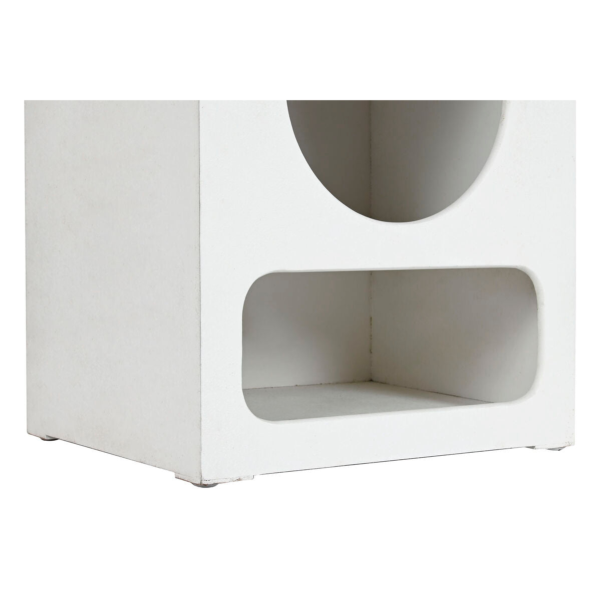 Nightstand Home ESPRIT White MDF Wood 40 x 30 x 48 cm-3