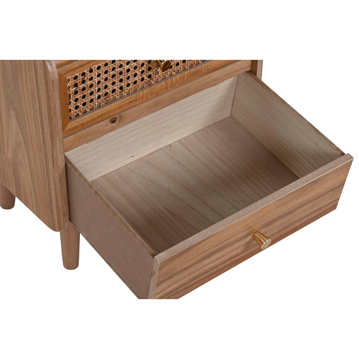 Nightstand Home ESPRIT Brown Acacia MDF Wood 40 x 30 x 46 cm-2