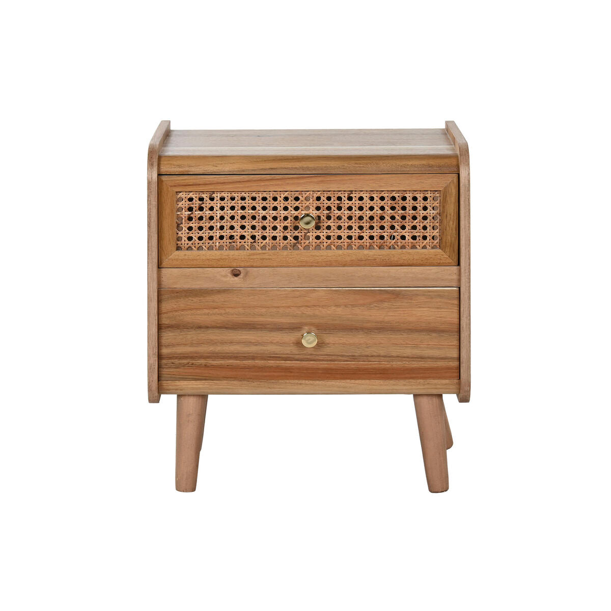 Nightstand Home ESPRIT Brown Acacia MDF Wood 40 x 30 x 46 cm-1
