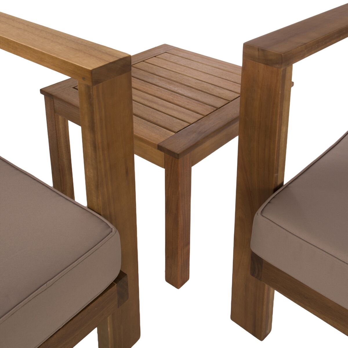 Side table Nina Natural 40 x 40 x 40 cm Acacia-1
