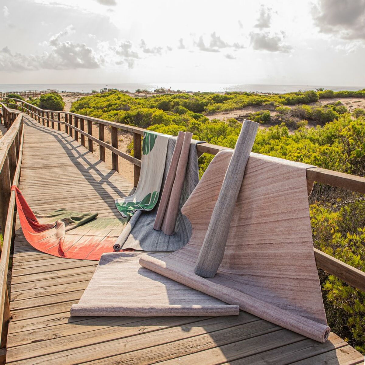 Outdoor rug Goa 120 x 180 x 0,5 cm Grey Stone PET-3