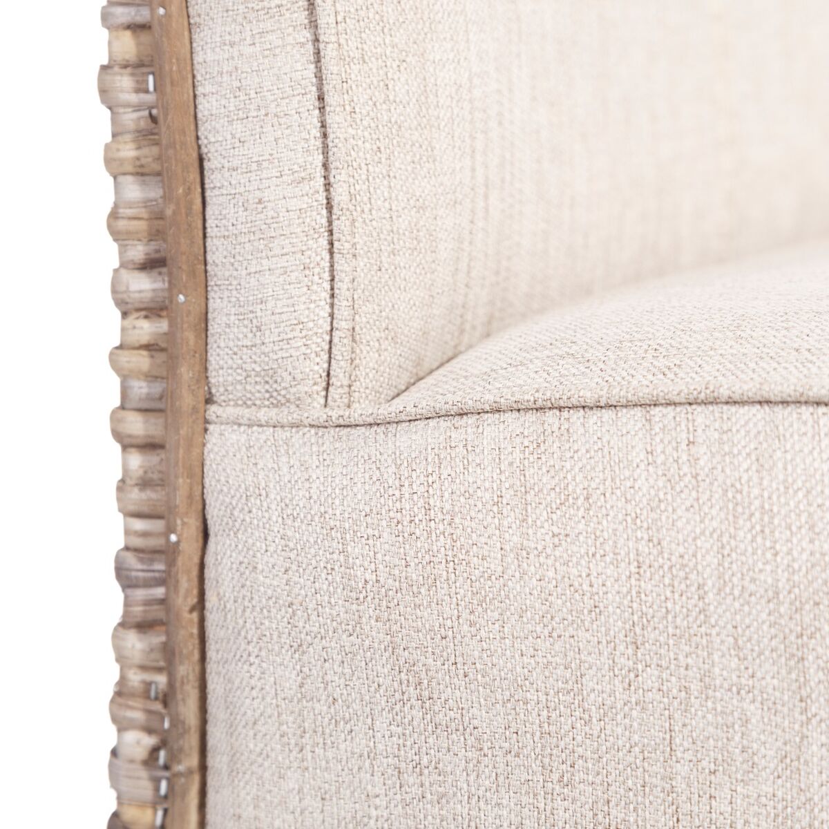 Dining Chair 46 x 62 x 100 cm Grey Beige-3