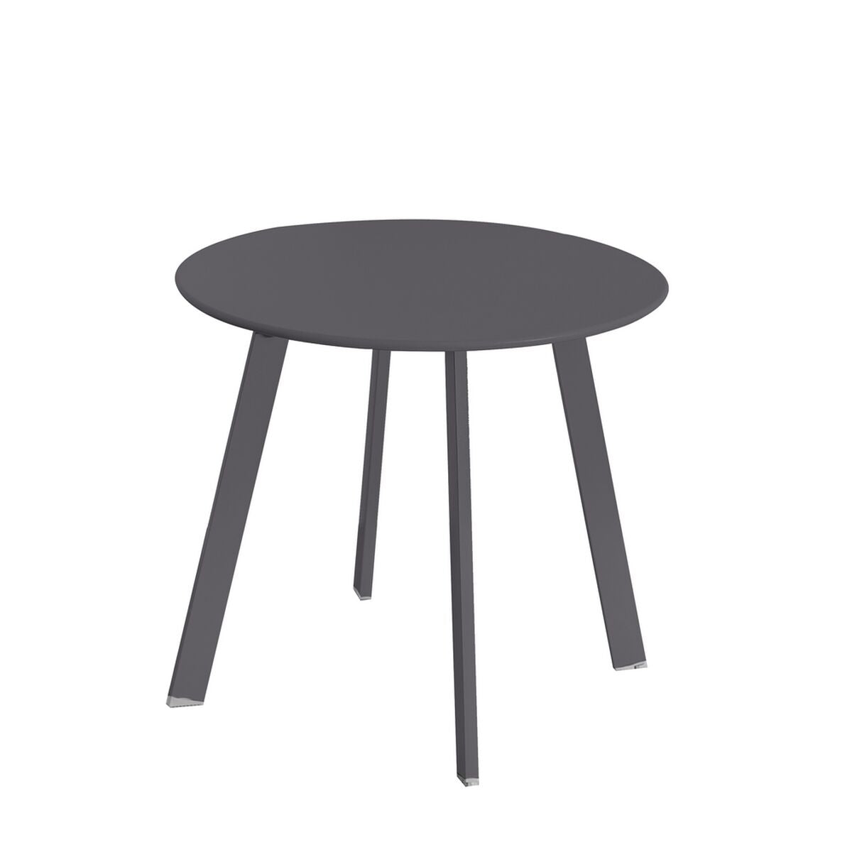 Side table Marzia 50 x 50 x 44 cm Steel Graphite-0