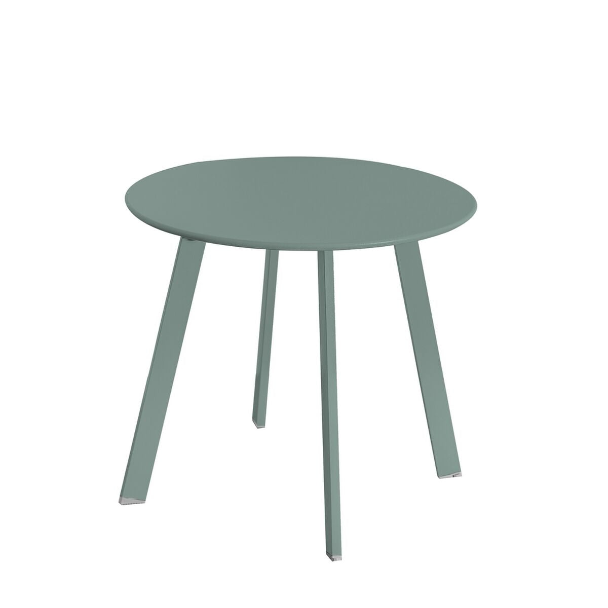 Side table Marzia Green Steel 50 x 50 x 44 cm-0