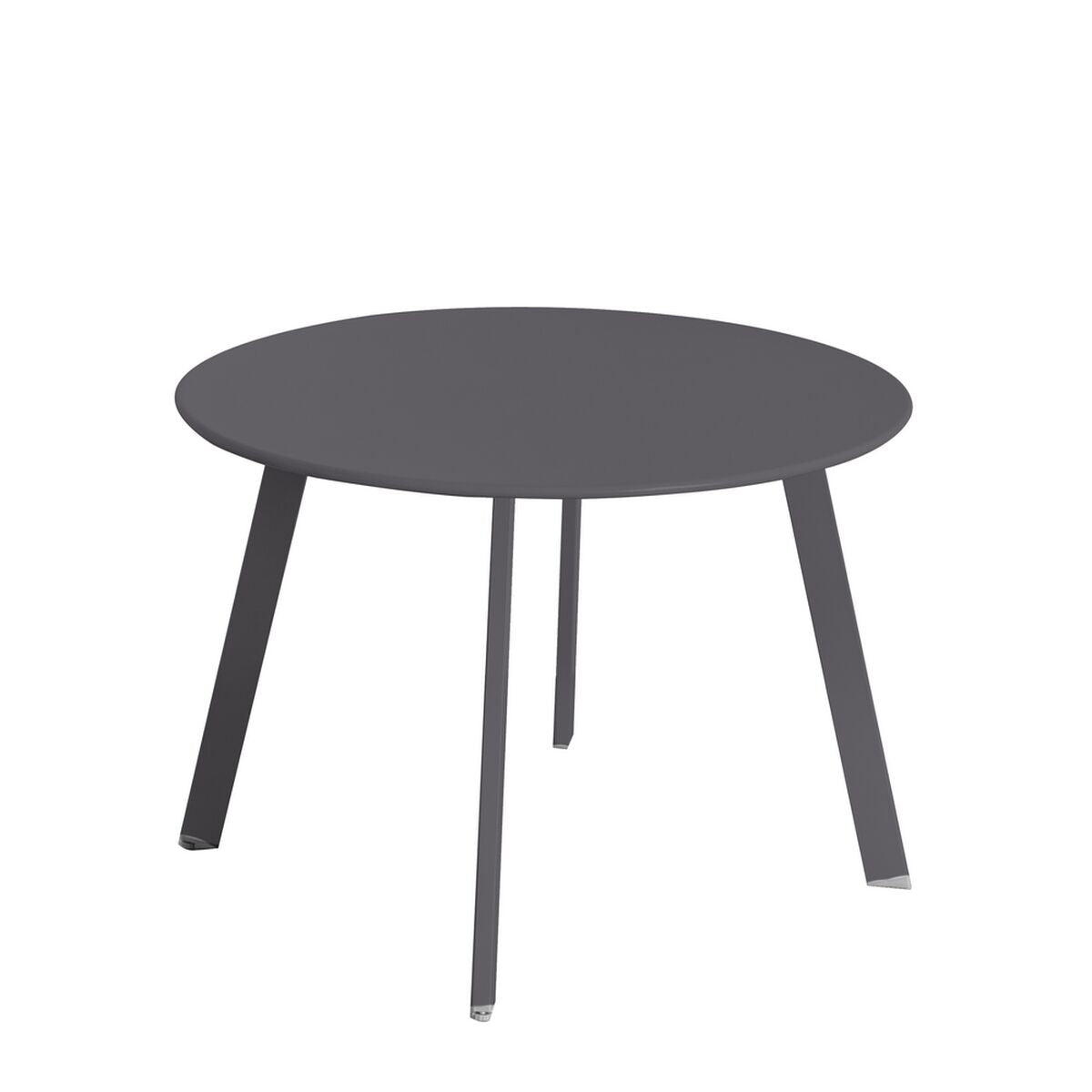 Side table Marzia 60 x 60 x 42 cm Steel Graphite-0