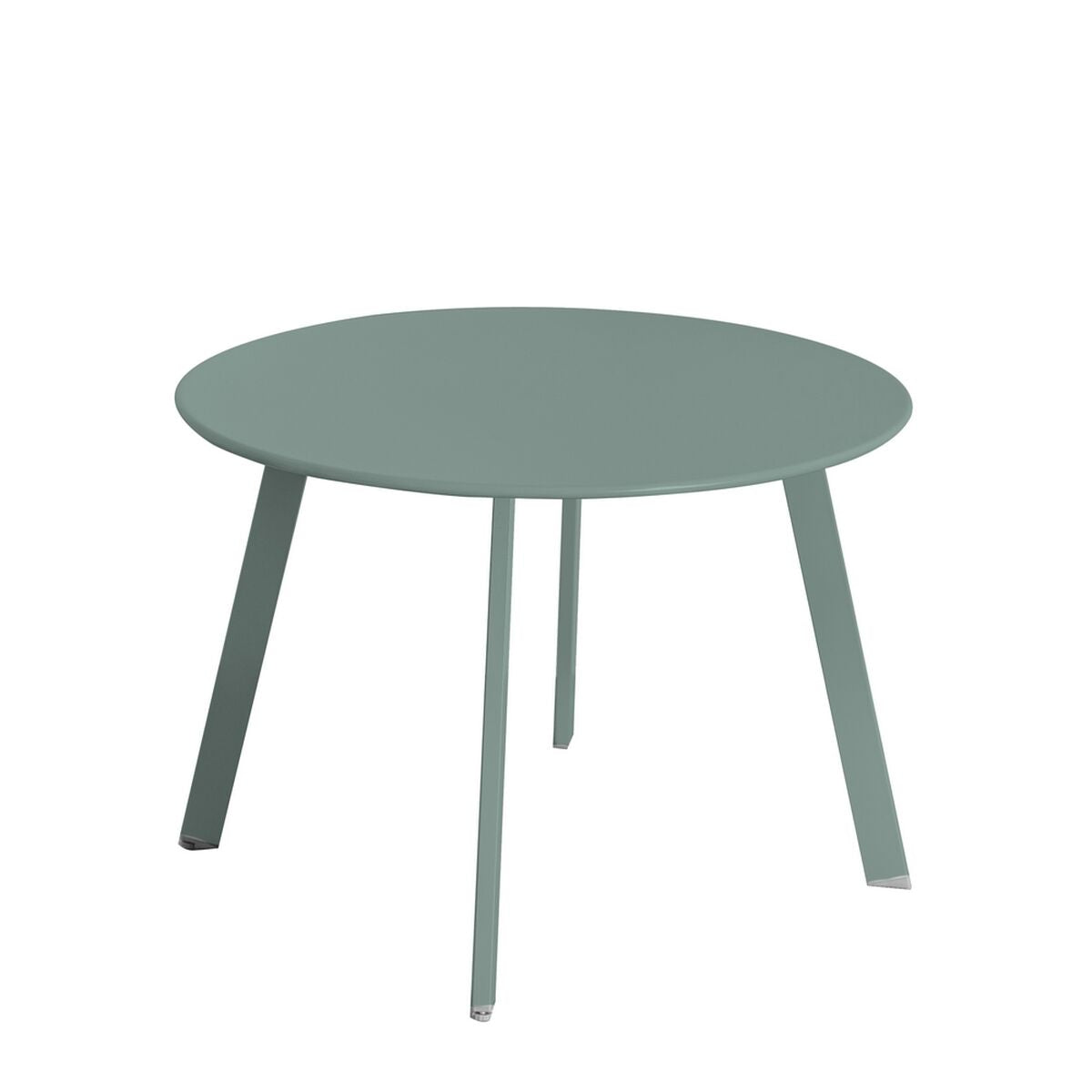 Side table Marzia Green Steel 60 x 60 x 42 cm-0
