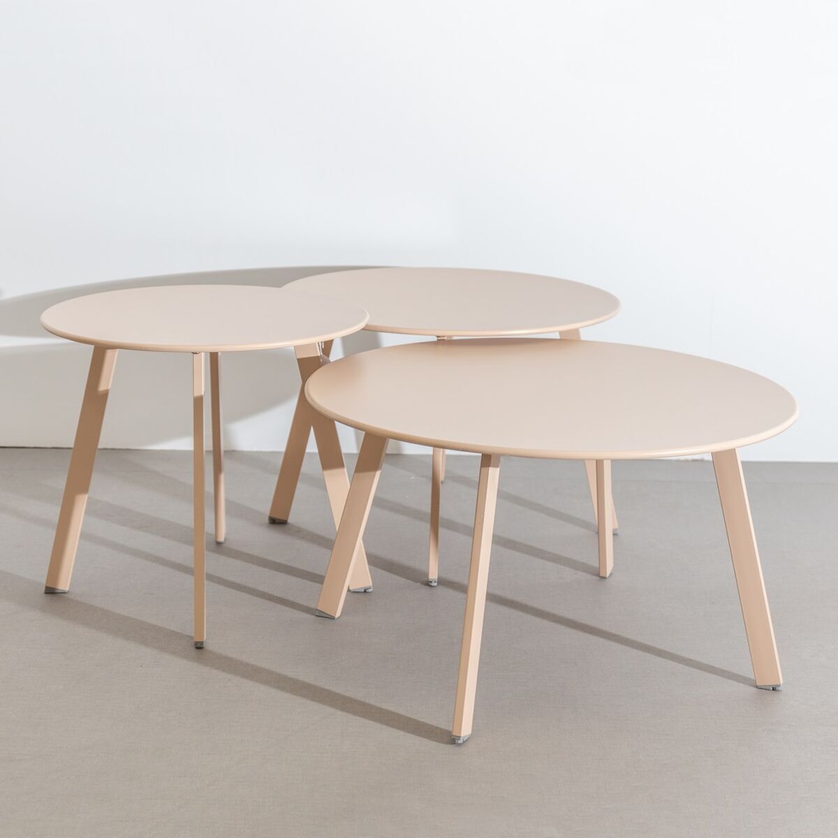 Side table Marzia Steel Graphite 70 x 70 x 40 cm-5