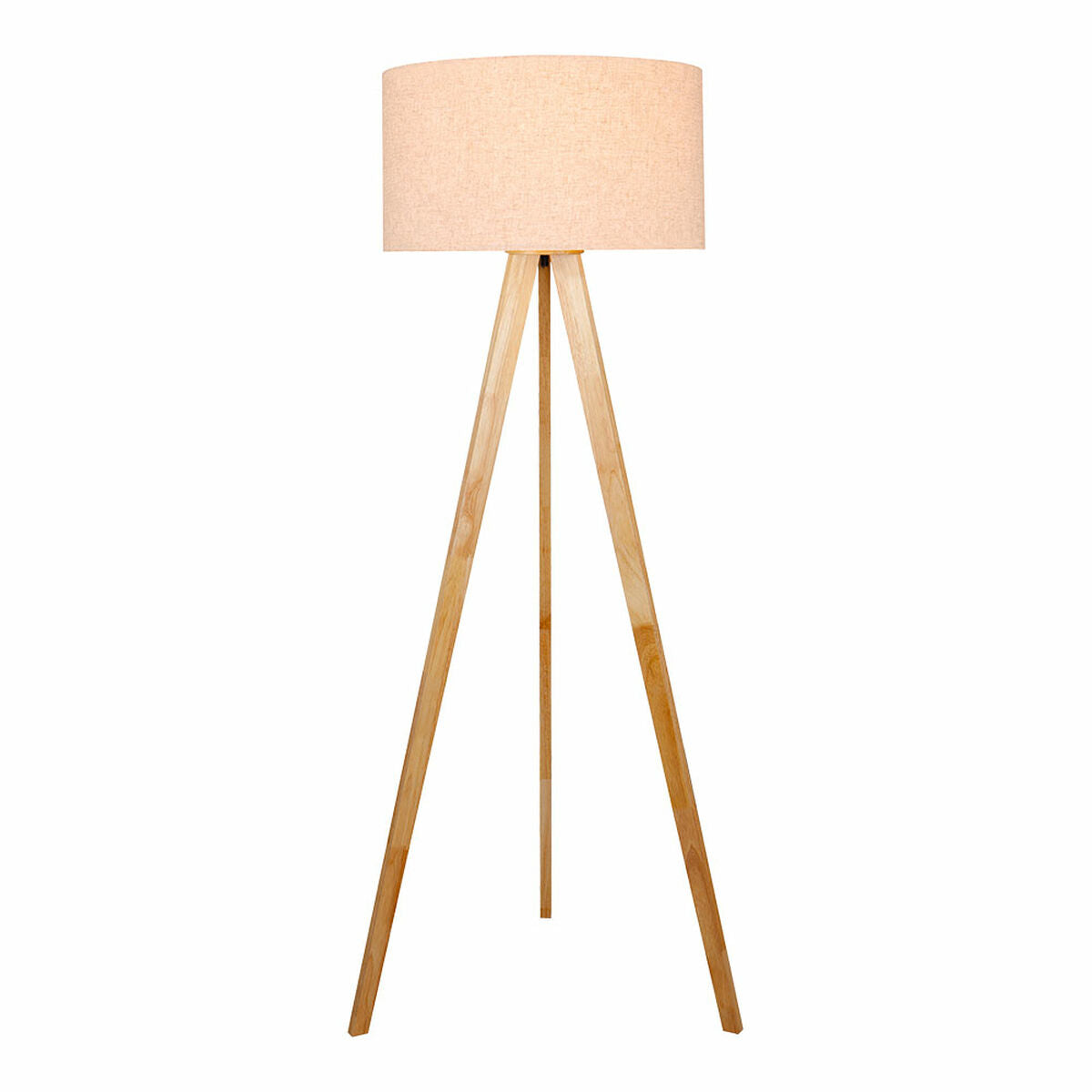 Floor Lamp EDM 32159 Wood Cloth 50 x 150 cm E27-1