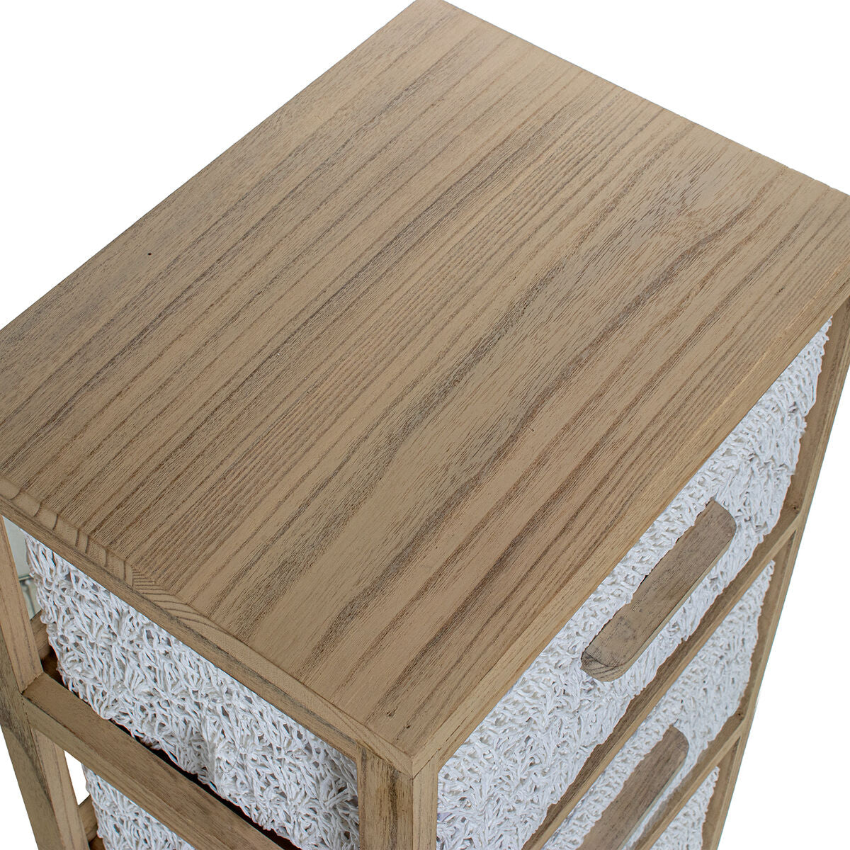 Chest of drawers Alexandra House Living White 40 x 94 x 30 cm-3
